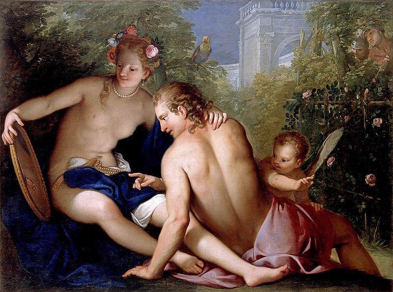 Antonio Bellucci Rinaldo and Armida